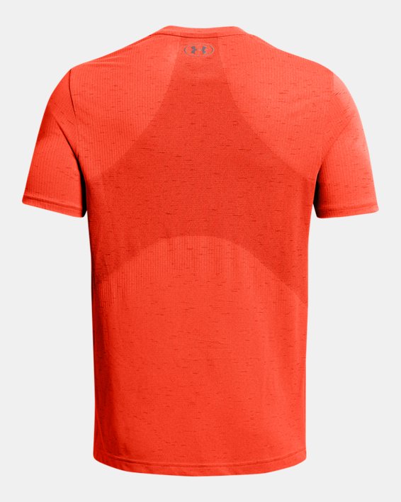Męska koszulka z krótkimi rękawami UA Vanish Seamless, Orange, pdpMainDesktop image number 5